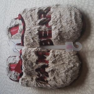 Mama Bear Furry Slip-On Slippers Women's Size M (7-8) NWT - 2/$20